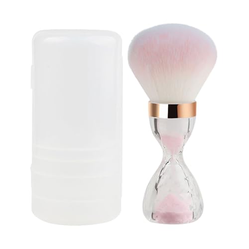 Cepillo de Maquillaje Facial | Cepillo De Maquillaje De Pelo - Diseño de Mango Embudo Herramientas de Belleza para Aplicación de Maquillaje Facial, Piernas Brazos y Espalda