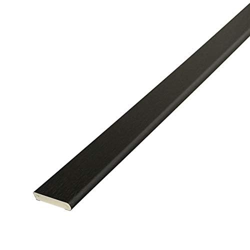 Black Ash UPVC Trim Various Lengths 20mm/25mm/30mm/45mm/65mm/95mm (5m x 30mm Fillet)