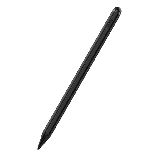Image of JAMJAKE Stylus Pen 2X Fast Charge Active Pencil Compatible with 2018-2025 Apple iPad Pro 11 inch /12.9 inch /M4, iPad Air 3 /4 /5 /M2 /M3, iPad 6-11, iPad mini 5 /6 Gen-Black