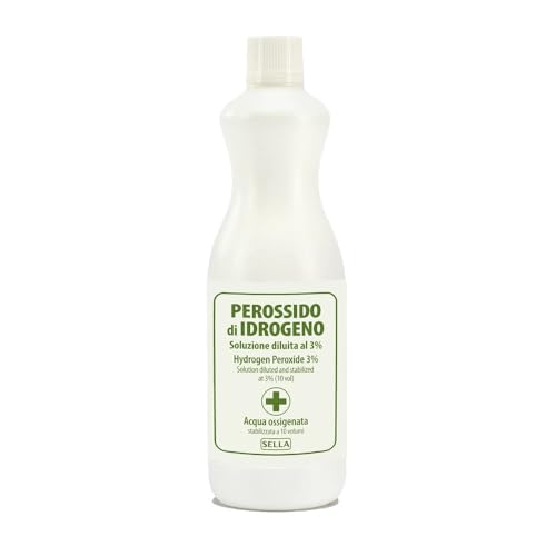 Sella Perossido Idrogeno 3% Acqua Ossigenata 10 Volumi, 1000ml