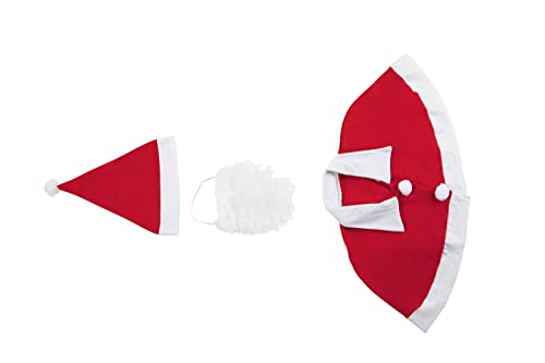 Idena 8580108 - Kostüm Weihnachtsmann, Santa Claus, Weihnachten, Weihnachtskostüm, Faschingskostüme, Rot