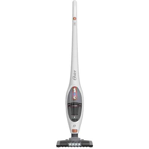 Aspirador de Pó Vertical Oster Sem Fio White Duo Clean 2 em 1, Bateria, Branco, OASP645