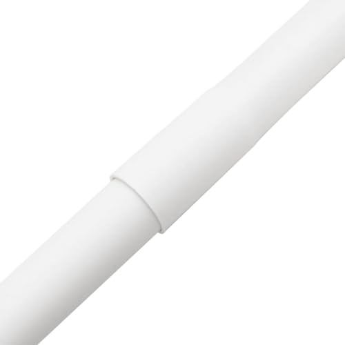 Cubierta blanca para cables de PVC con 10 canales y clips para gestión de cables y canalización en pared, piso o techo miniatura 5