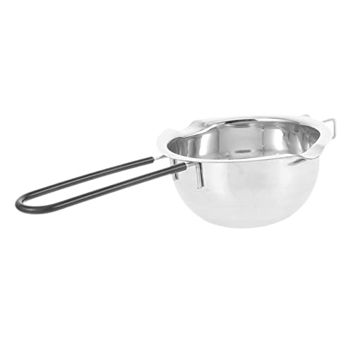 Veemoon Melting Pot Anti-Scald Handle Metal Bowl for Butter Cheese Candy and Wax Melting for Baking and Cooking