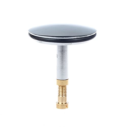 Fastrohy 2Pcs Bathtub Drain Stopper Bathroom Bath Tub Sink Plug Replacement 43Mm, Silver #TOP6