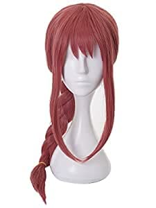 Anime Perücke Makima Cosplay Perücke Lange Geflochtene Halloween Party Kostümperücke