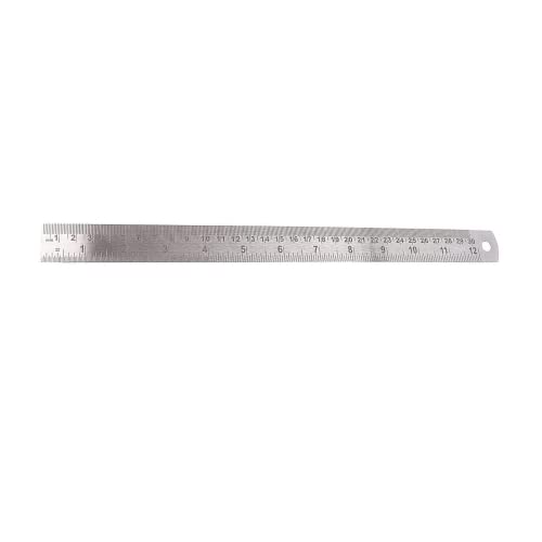 Dkartein_Stainless Steel Ruler/Scale_1 Foot (30 cm / 12 inch) (2 pcs)