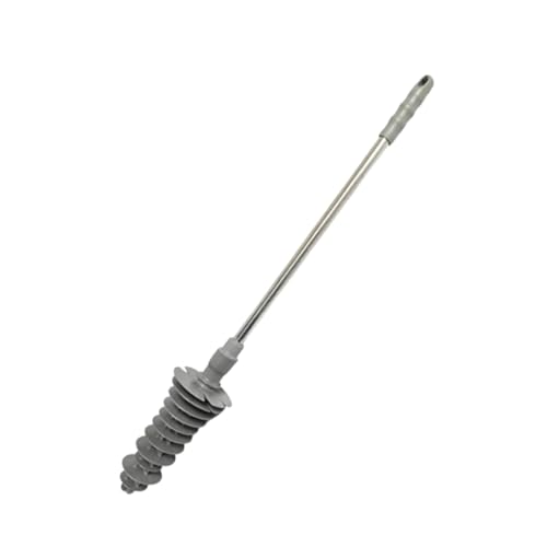 Uonlytech Desatascador Flexible de Inodoro con Émbolo Giratorio Diseño Ergonómico Antióxido para Limpiar y Desatascar Tuberías para WC Obstruidos