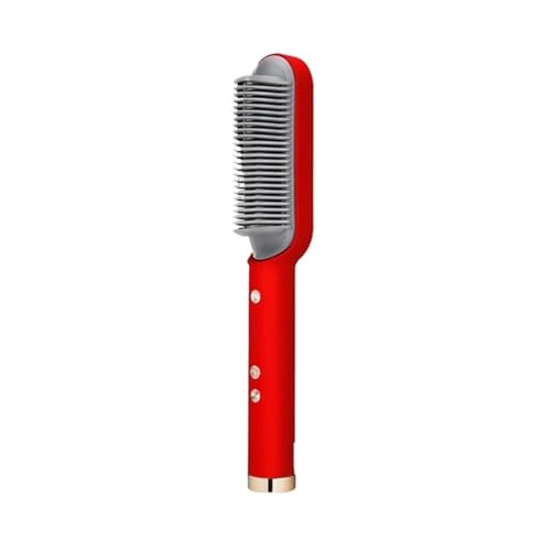 Plancha alisadora profesional PTC peine eléctrico rojo miniatura 1