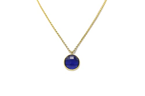 Collier de saphir bleu véritable pour éviter les bijoux ternes sans éclat - 5