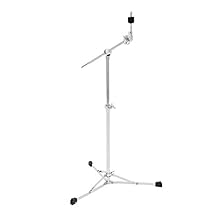 Flat base boom cymbal stand - modern finish with vintage aesthetic Lightweight and sturdy - perfect for gigging drummers Gearless adjustable tilter provides versatility and range of settings Hideaway arm - use as either a boom or regular stand