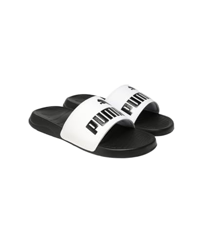 Puma Unisex-Erwachsene Popcat 20 Res Slide Sandal, Schwarz-Weiß, 9 UK – Ansicht 5