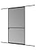 Produktbild Windhager Insektenschutz Expert Schiebetür Fliegengitter Aluminirumrahmen für Türen, Selbstbausatz 120 x 240 cm, anthrazit, 04318
