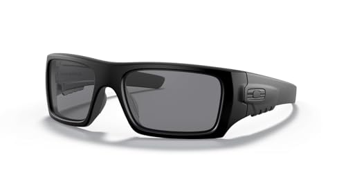 Oakley SI Det Cord Sunglasses Matte Black USA Tonal Flag with Grey Lens ANSI Z87.1 Stamped