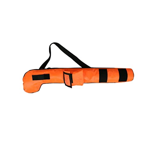TOBBOMEY Multifunctional Golf Club Bag Durable Tote Carrier with Design for Clubs Outdoor Practice Organizer Pouch Bright Orange