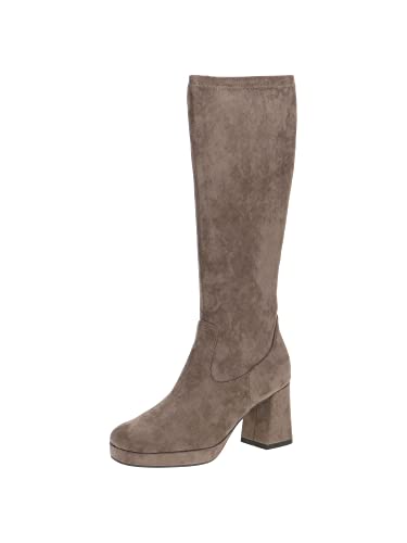 Produktbild von Caprice Damen Hohe Stiefel Mit Absatz Kniehoch Vegan, Schwarz