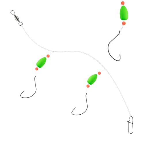 Pompano-Montagen Für Brandungsangeln,Zweihaken Surfangeln Ausrüstung - Fischzubehör Für Welsangeln Trolling Wanderangeln Grundangeln...