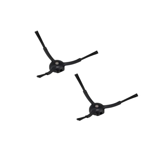 Brosse latérale noire x2 Roborock pour résoudre les problèmes d'angles