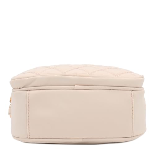 Image of FashionPuzzle Quilted Nylon Crossbody Bag with Wide Strap