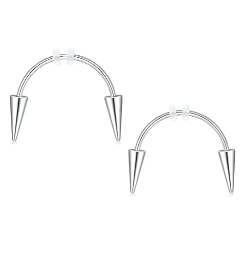 Crdifu plata Smiley Piercing joyería 16G tigre vampiro dientes uñas boca Piercing colmillos anillos Cosplay Halloween | Ya disponible en tu tienda friki favorita! En mundofriki.es!