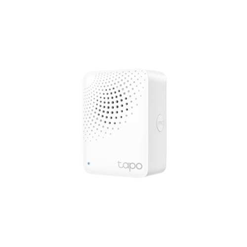 TP-Link Tapo H100 IoT Smart Hub with Chime | Smart Alarm and Doorbell | Smart Actions with Sensors, Switches & Buttons | Connect with up to 64 smart devices, Compatible with Alexa, Google Assistant, WiFi