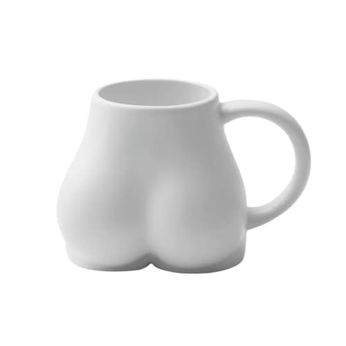 umalls Tazas de café de color sólido, taza de café divertida, taza de cuerpo y culo, taza de agua de leche, mesa de escritorio, decoración del hogar
