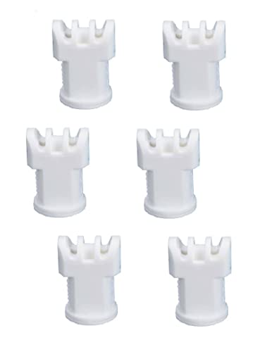 Pack of 6 - TeeJet AI Turbo TwinJet White Flat Spray Tip Rated 0.8 GPM @ 40 PSI Farmer Bob's Parts AITTJ60-11008VP