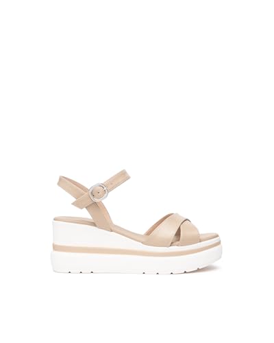 Nero Giardini E513510D Sandali Donna in Pelle - Lino 38 EU