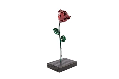 Forging Art Bcn® Rosa Eterna de Hierro Forjada a Mano...