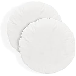 DECASATEXTIL- Set de 2Uds de Rellenos de cojín, Efecto Nube, Fibra Hueca de Alta recuperación -Diferentes Formas y Medidas- Rellenos de cojín Redondos, Cuadrados, rectangulares (Redondo (45cm))