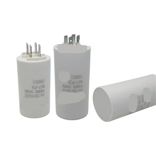Condensateur CBB60 6µF 450V pour moteur de machine à laver et pompe à eau