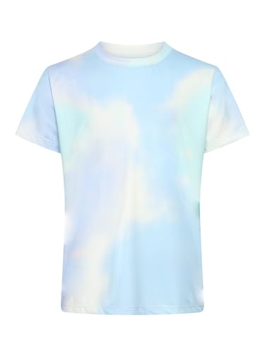 Kids Boys Girls Short Sleeve Tshirts Tie Dye Quick Dry Running Sport Tops Athletic Gym Shirts3