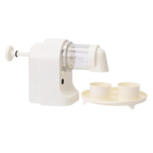 Qerwsdty Máquina Trituradora de Hielo Eléctrica Portátil, Máquina Trituradora de Hielo con Bandeja para Sorbetes para Uso Doméstico, Cocina, Bares y Comercial