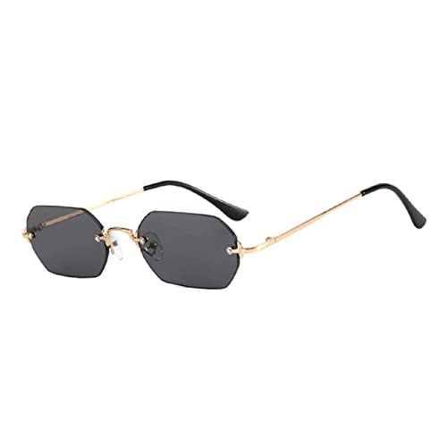 Lunettes de soleil femmes finition métal design géométrique