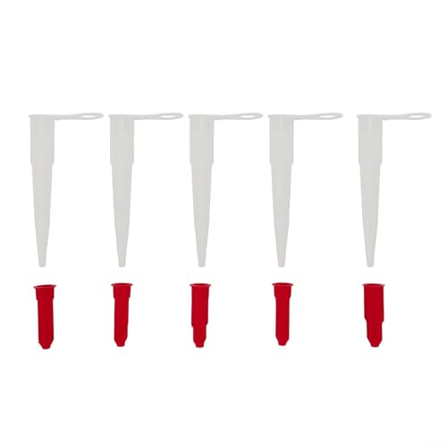 Set 5 Puntas para Silicone Caulking y Tapas Rojas miniatura 4