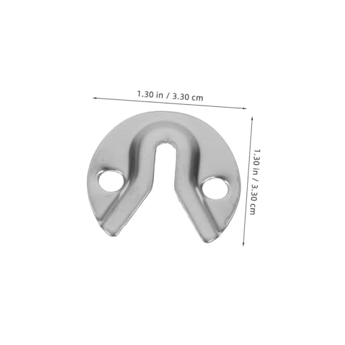 Image of Veemoon 8pcs Heavy Duty Keyhole Bracket Picture Hangers for Wall Mounting Mirrors Artwork and Photo Frames Iron Connecting Hardware for Secure Hanging