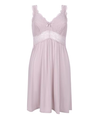 Hunkemöller Slipdress Nora Lace - Violet Ice - XL Hunkemöller Slipdress Nora Lace - Violet Ice - XL