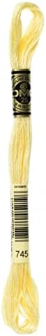 DMC Stranded Cotton Embroidery Thread 745 - per skein