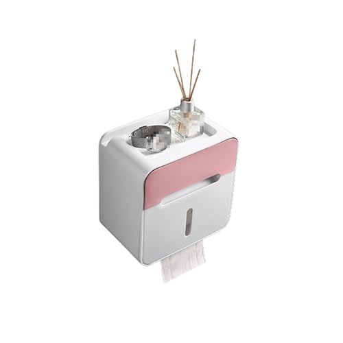 FETGKNBM2 Commercial Toilet Paper Holder Wall Mount Paper Towel Dispenser Double-Layer Tissue Holder Dispenser with Drawer C-Fold/Multi-Fold/Tri-Fold Napkin Dispenser for Bathroom Restroom