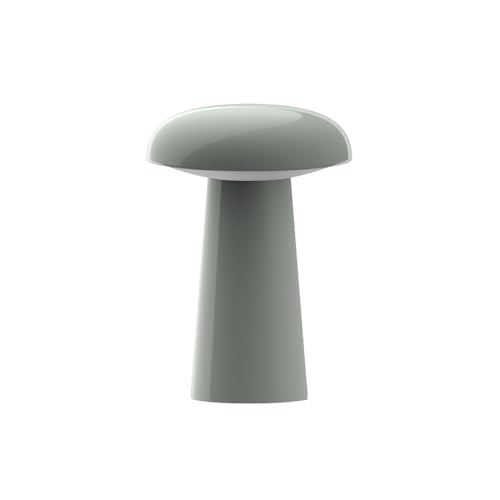 Image of LUMENA Space M1 Portable Table Lamp | Rechargeable LED Bedside Lamp with Detachable Shade, 3 Brightness Levels, 3 Light Modes, 5000mAh Battery, Wireless Mood Light for Room Decor (Light Green)