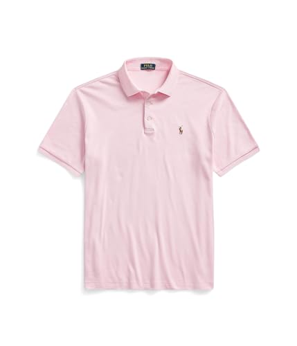 Image of POLO RALPH LAUREN Classic Fit Soft Cotton Polo Shirt Carmel Pink 2XL