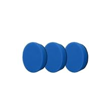 Jescar - 3.50 Blue Foam Finishing Pad 3 Pack- Premium Hook and Loop, Maximizes Paint Gloss, Finishing Pad for Polishes, Waxes, Sealants, Car Detailing, Auto Paint Care, Polishing Pad