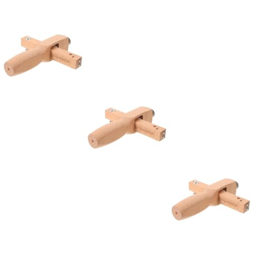 Artibetter Cortador De Cuero Herramienta Para Cortar Correas De Coser Artesanía Corte Llave Tela Tallando Herramientas De Cuero Divisor De Cuero Madera Beige