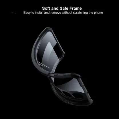 Image of SPAZY CASE Oppo K13x 5G Back Cover | Transparent Crystal Clear Hard PC Back Case with TPU Bumper, Drop Protection Case Cover for Oppo K13x 5G