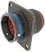 DEUTSCH AFD58-22-41PN-6140 CIRCULAR CONNECTOR, RECEPTACLE, 41 POSITION, 22-41, FLANGE