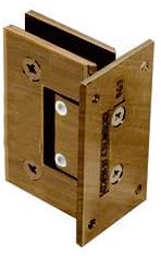 C.R. LAURENCE GEN337ABR CRL Antique Brass Geneva 337 Series Adjustable Wall Mount Full Back Plate Hi