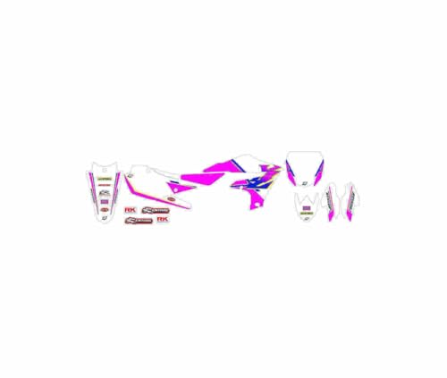 compatible avec/remplacement pour YZF 250-19/23 / YZF 450-18/22 - KIT DÉCO BLACKBIRD RETRO / 2247AA