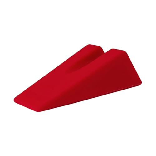 perfk Almohada de cuña para Lectura, Soporte de Espalda para Ver televisión o Leer, para Mujeres y Hombres, con Forma de triángulo, Rojo