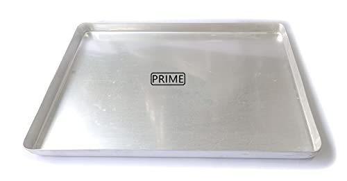 Image of Prime Bakers and Moulders Aluminum Baking Tray, Silver (22x16 Inch)