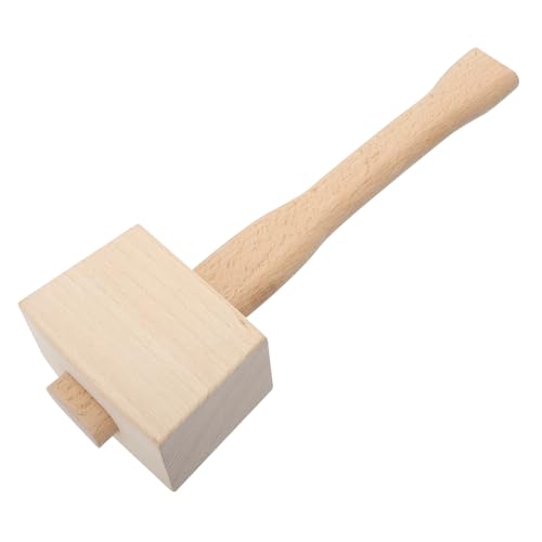 FUNOMOCYA Buchenholz Hammer Ergonomischer Holzklüpfel für Holzarbeiten zum Verbinden Meißeln für Präzise Holzverarbeitung Unverzichtbares Werkzeug für und DIY Projekte